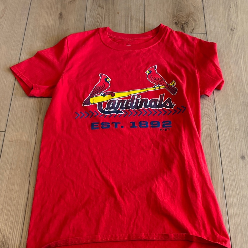 Fanatics Red Cardinals Short Sleeve Tee